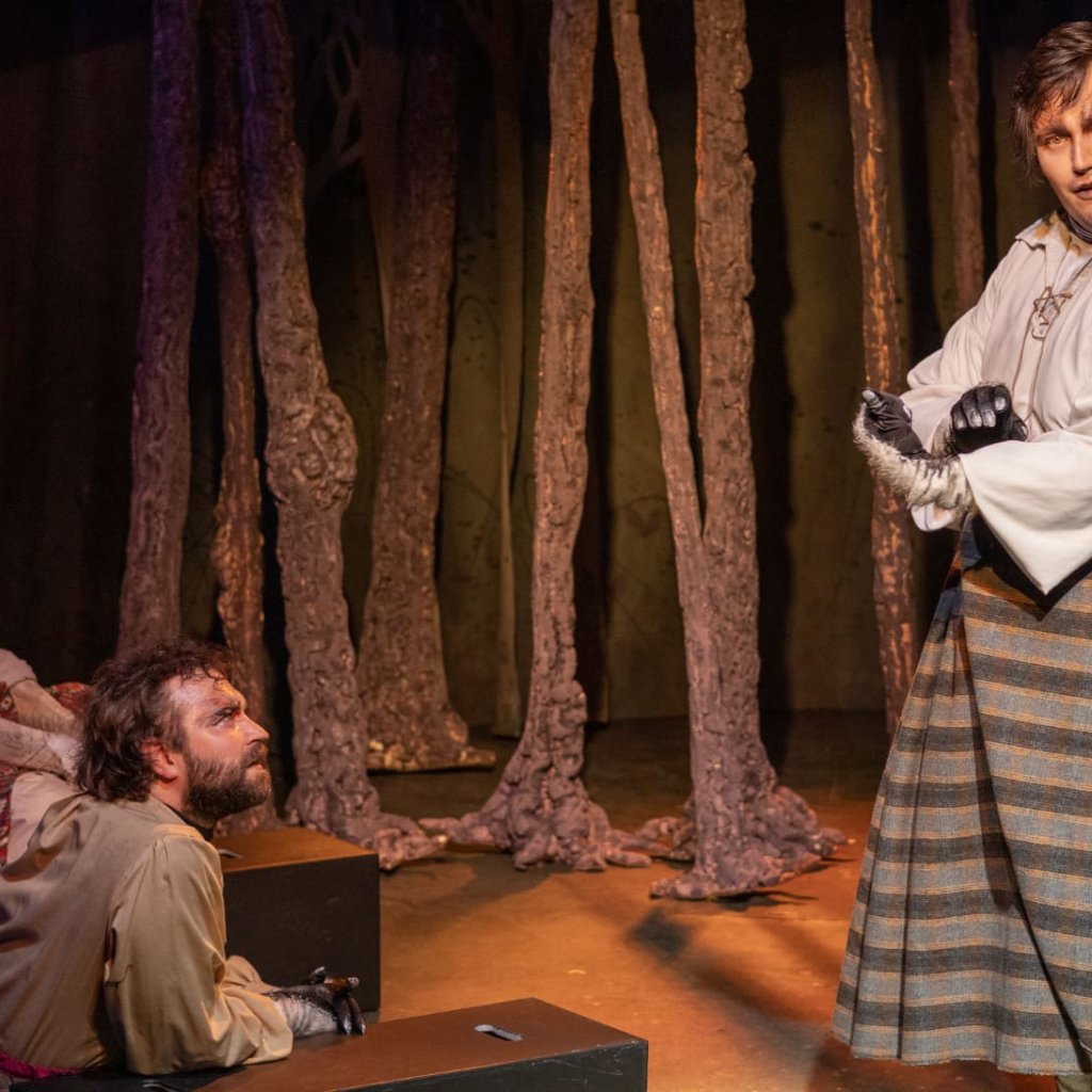 The cast of Coy Wolf during a performance